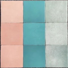 Left to Right: Rosa, Turquoise & Verde