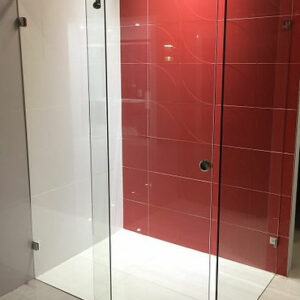 Sero-L Semi Frame-less Sliding Door Shower Screen