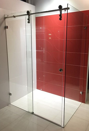Sero-L Semi Frame-less Sliding Door Shower Screen