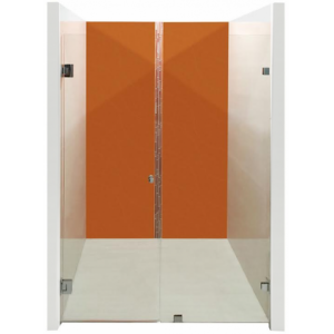 Frame-less Wall-To-Wall Pivot Door Shower Screen