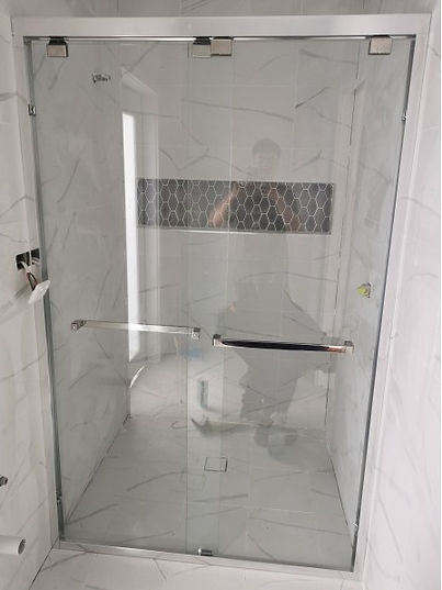 Marini Semi Frame-less Wall-To-Wall Sliding Door Shower Screen