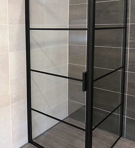 Framed Corner Pivot Door Shower Screen