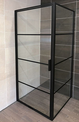 Framed Corner Pivot Door Shower Screen