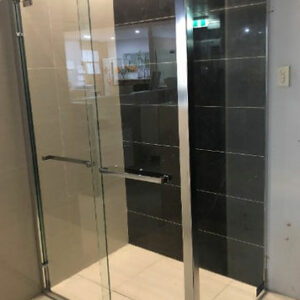 Marini-L Semi Frame-less Corner Sliding Door Shower Screen