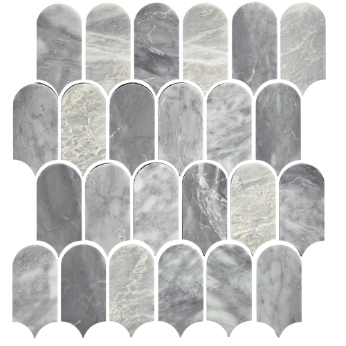ARTEMIS CARRARA GREY FEATHER HONED 50X103