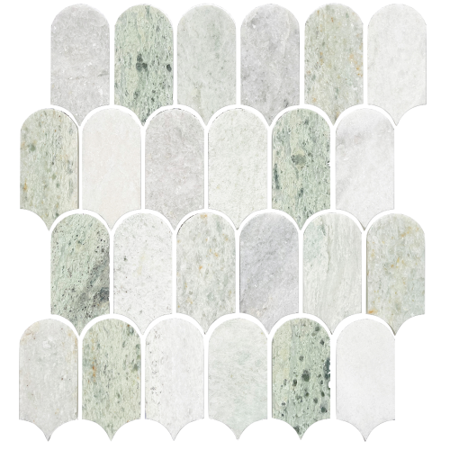 ARTEMIS MINT GREEN FEATHER HONED 50X103