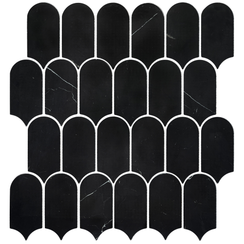 ARTEMIS NERO MARQUINA FEATHER HONED 50X103