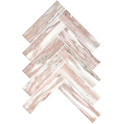 ARTEMIS NORWEGIAN PINK HERRINGBONE HONED 35X150