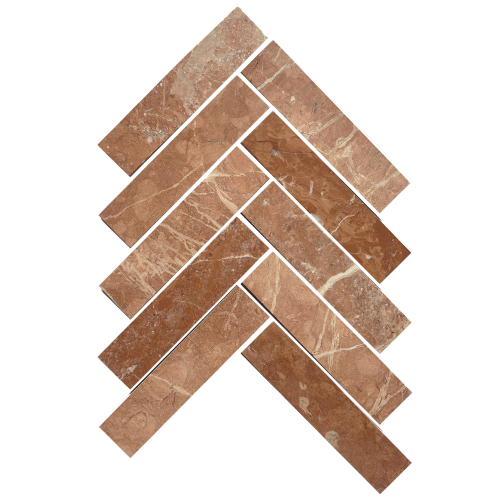 ARTEMIS ROJO ALICANTE HERRINGBONE HONED 35X150