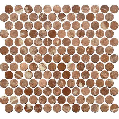 ARTEMIS ROJO ALICANTE PENNY ROUND HONED 23X23