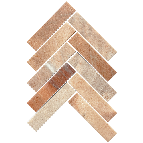 ARTEMIS ROSA PORTOGALLO HERRINGBONE HONED 35X150