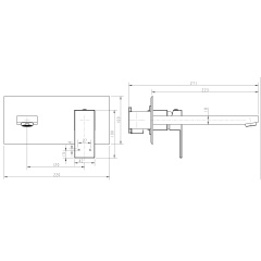 CHAM007 Line Drawing