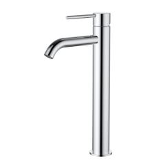 STRM002-1 – Star Mini High Rise Basin Mixer Curved Spout – Chrome