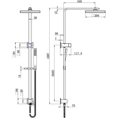 CHA013 Line Drawing