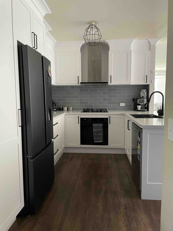 A Small Budget Kitchen Renovation by Empire Tiles A photo of a small budget kitchen renovation by empire tiles